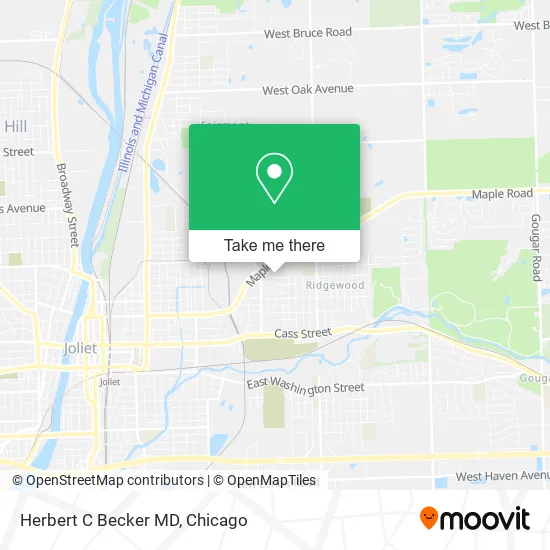 Herbert C Becker MD map