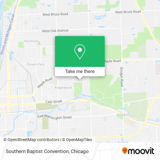Southern Baptist Convention map