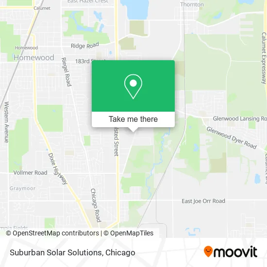 Suburban Solar Solutions map