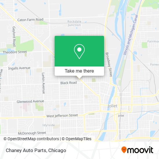 Chaney Auto Parts map