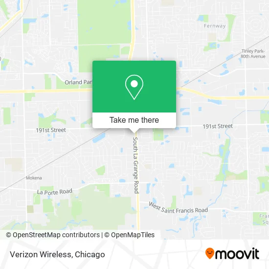 Verizon Wireless map