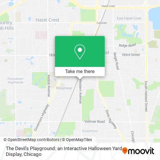 Mapa de The Devil's Playground: an Interactive Halloween Yard Display