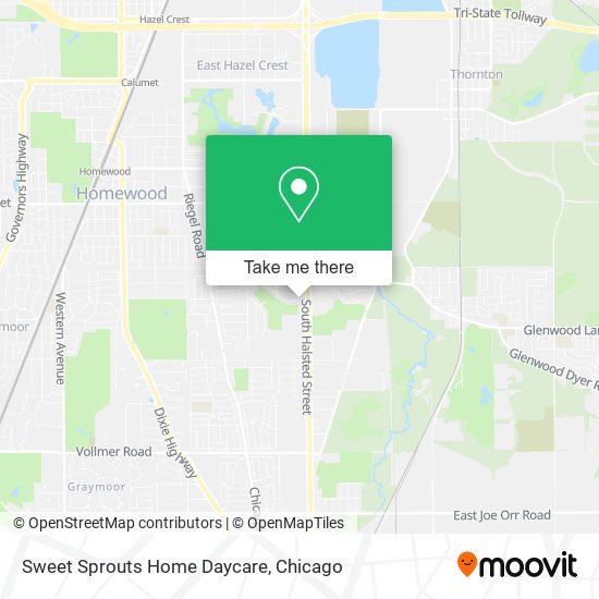 Sweet Sprouts Home Daycare map