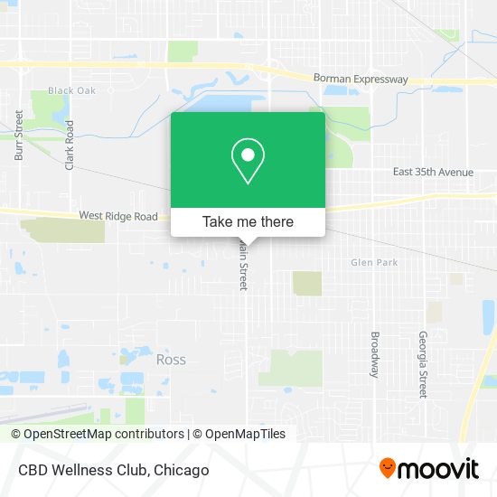 CBD Wellness Club map