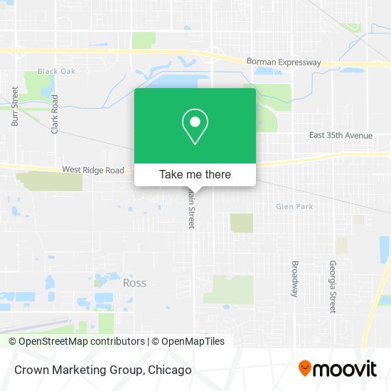 Crown Marketing Group map