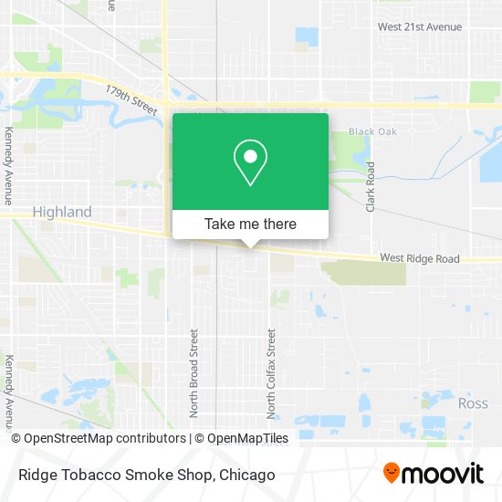 Ridge Tobacco Smoke Shop map