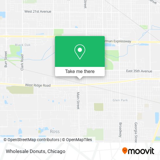 Wholesale Donuts map