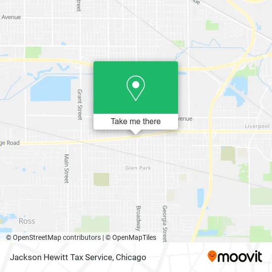 Jackson Hewitt Tax Service map