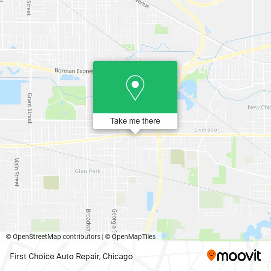 First Choice Auto Repair map