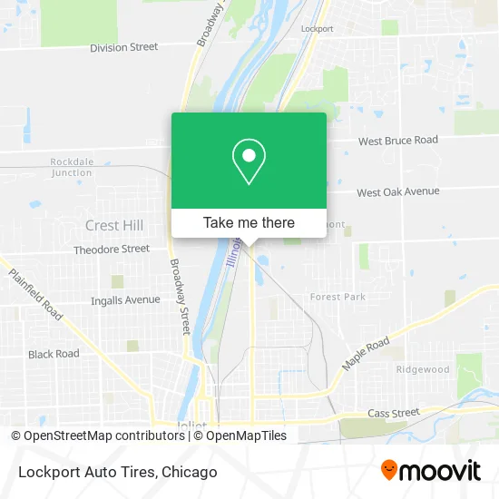 Lockport Auto Tires map