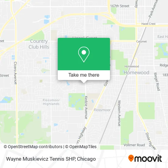Mapa de Wayne Muskievicz Tennis SHP
