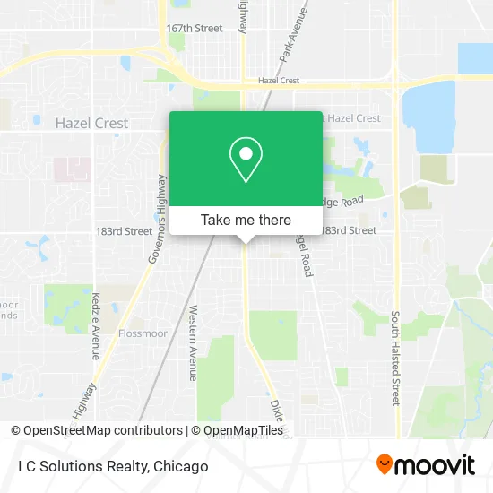 I C Solutions Realty map