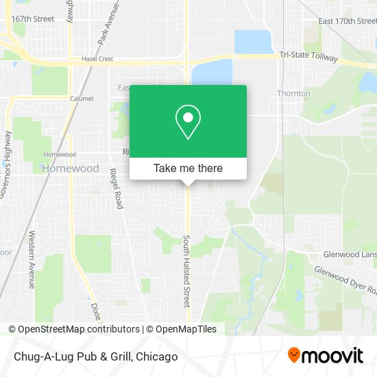 Mapa de Chug-A-Lug Pub & Grill