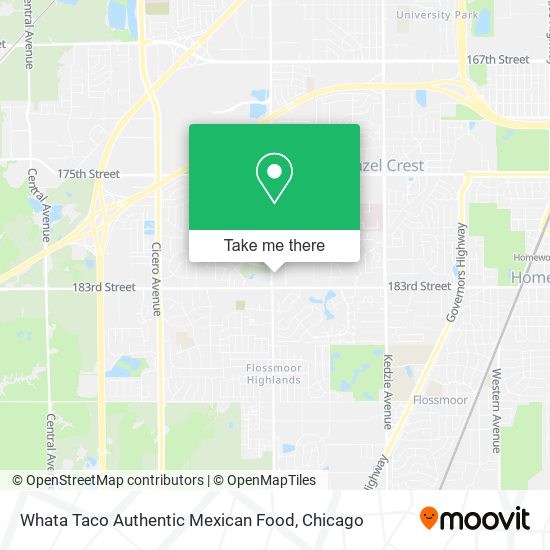Whata Taco Authentic Mexican Food map