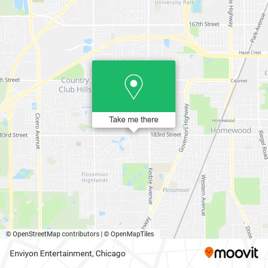 Enviyon Entertainment map