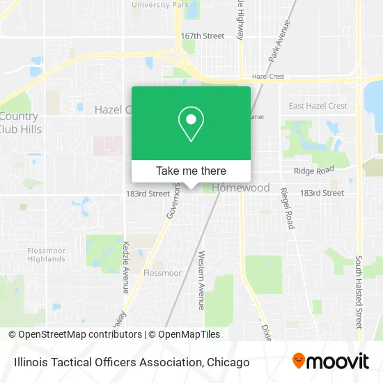 Mapa de Illinois Tactical Officers Association