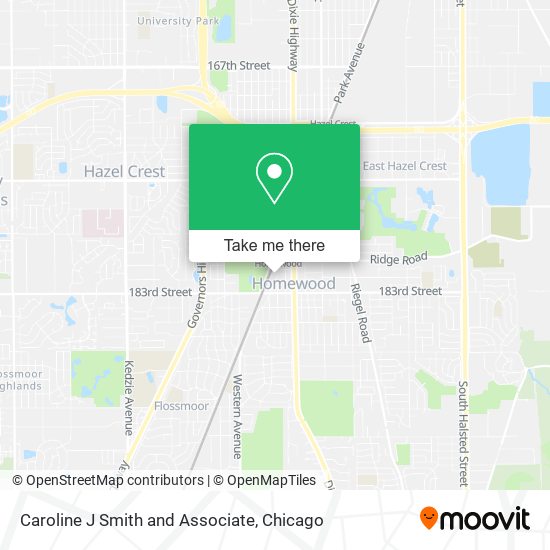 Mapa de Caroline J Smith and Associate