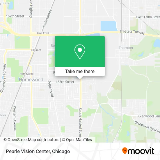 Mapa de Pearle Vision Center