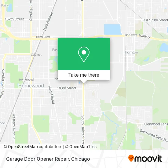 Mapa de Garage Door Opener Repair