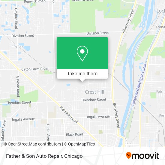 Father & Son Auto Repair map