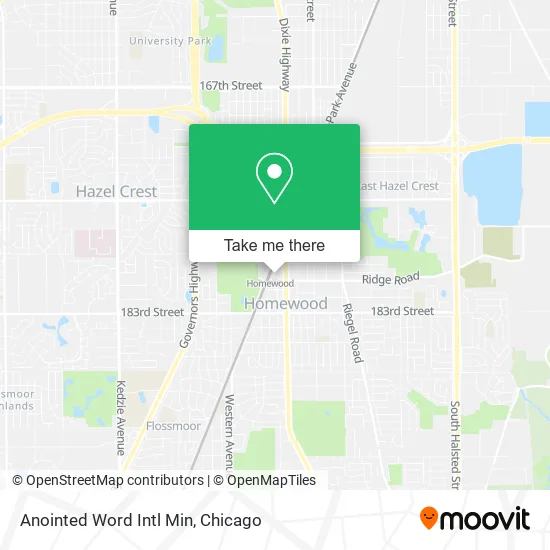 Mapa de Anointed Word Intl Min