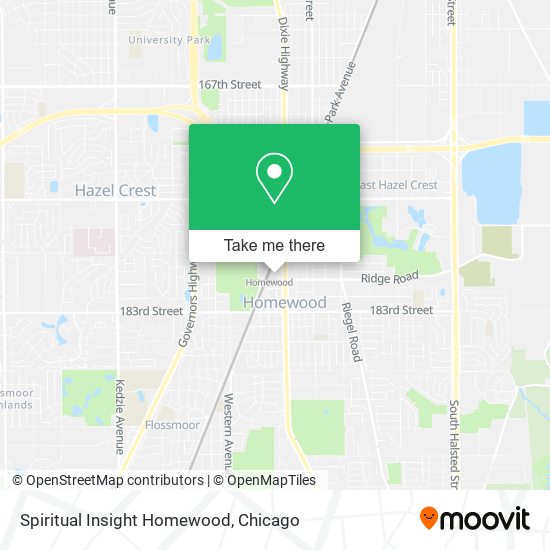 Spiritual Insight Homewood map