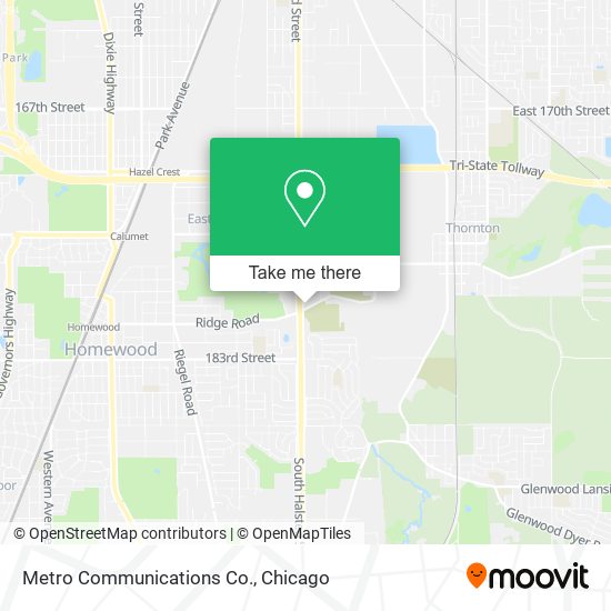 Mapa de Metro Communications Co.