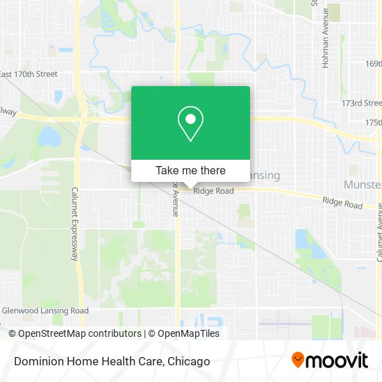 Dominion Home Health Care map