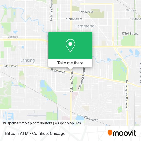 Bitcoin ATM - Coinhub map