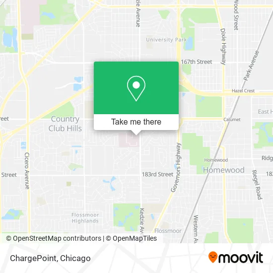 ChargePoint map