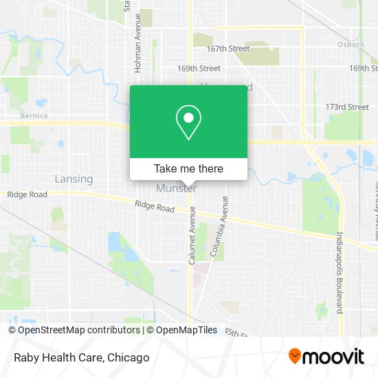 Raby Health Care map