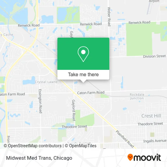 Midwest Med Trans map