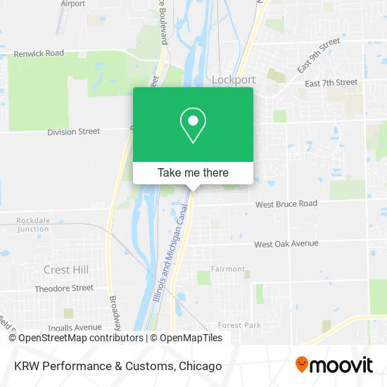 KRW Performance & Customs map