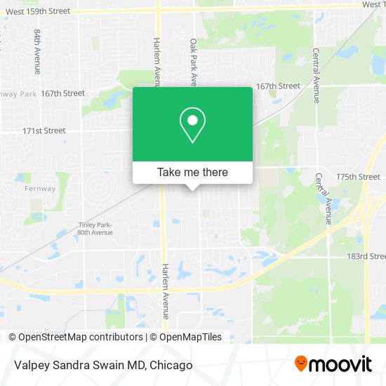 Valpey Sandra Swain MD map