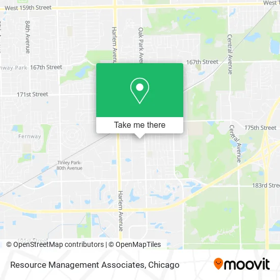 Resource Management Associates map