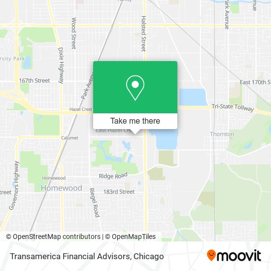 Transamerica Financial Advisors map