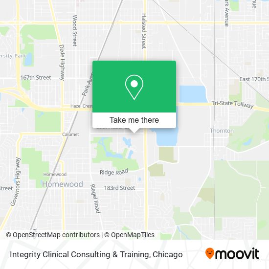 Integrity Clinical Consulting & Training map