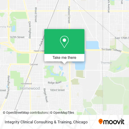 Mapa de Integrity Clinical Consulting & Training