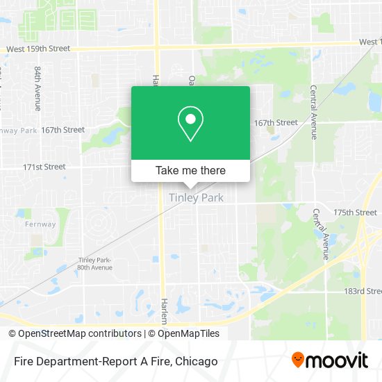 Mapa de Fire Department-Report A Fire