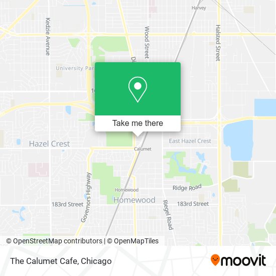 The Calumet Cafe map