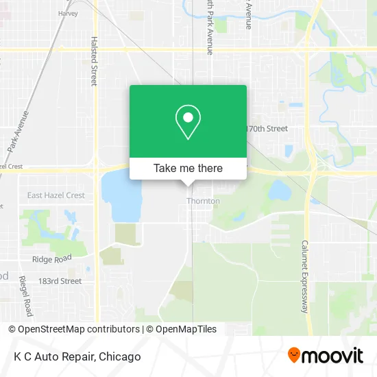 K C Auto Repair map