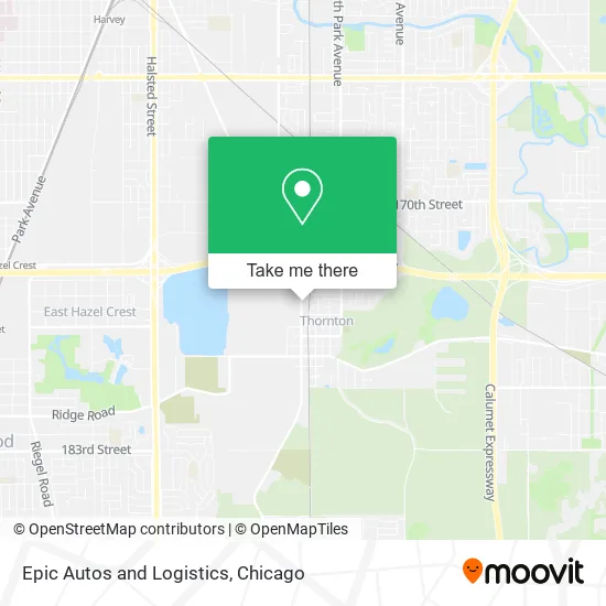 Epic Autos and Logistics map