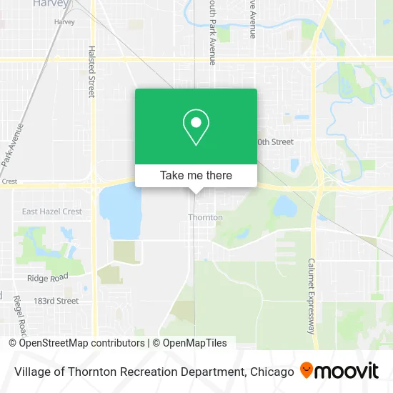 Village of Thornton Recreation Department map