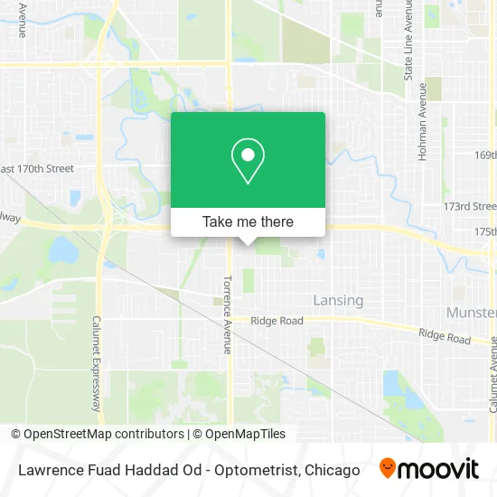 Lawrence Fuad Haddad Od - Optometrist map