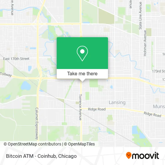 Bitcoin ATM - Coinhub map