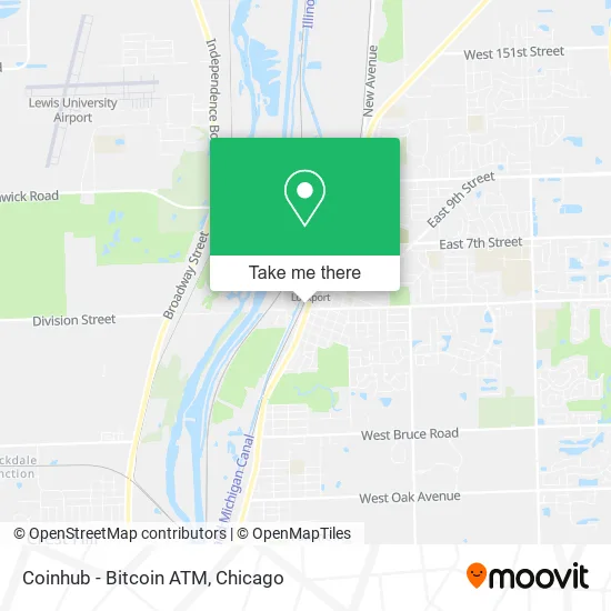 Coinhub - Bitcoin ATM map