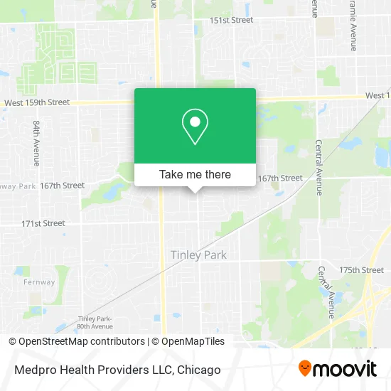 Medpro Health Providers LLC map