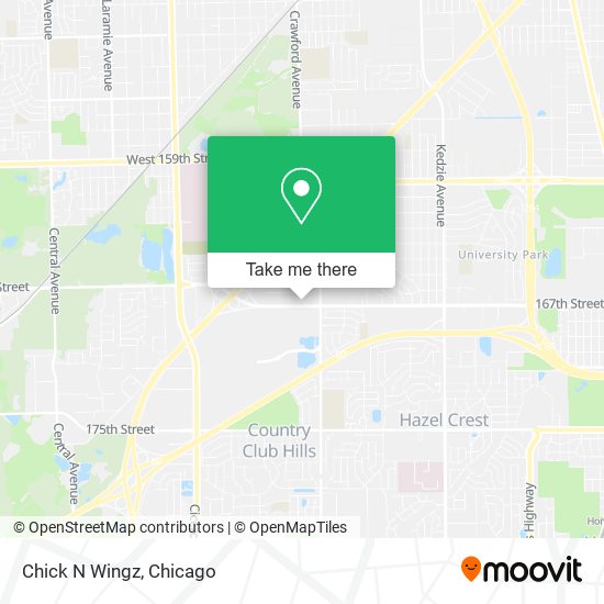 Chick N Wingz map