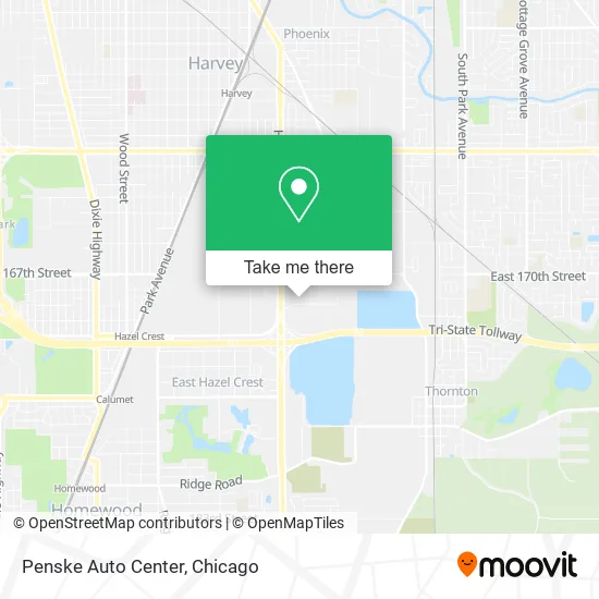 Penske Auto Center map