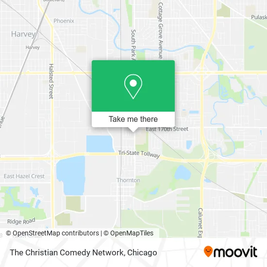Mapa de The Christian Comedy Network